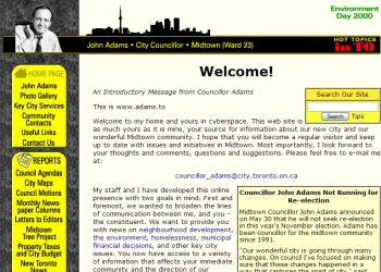 John Adams - City Councillor