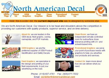 North American Decal